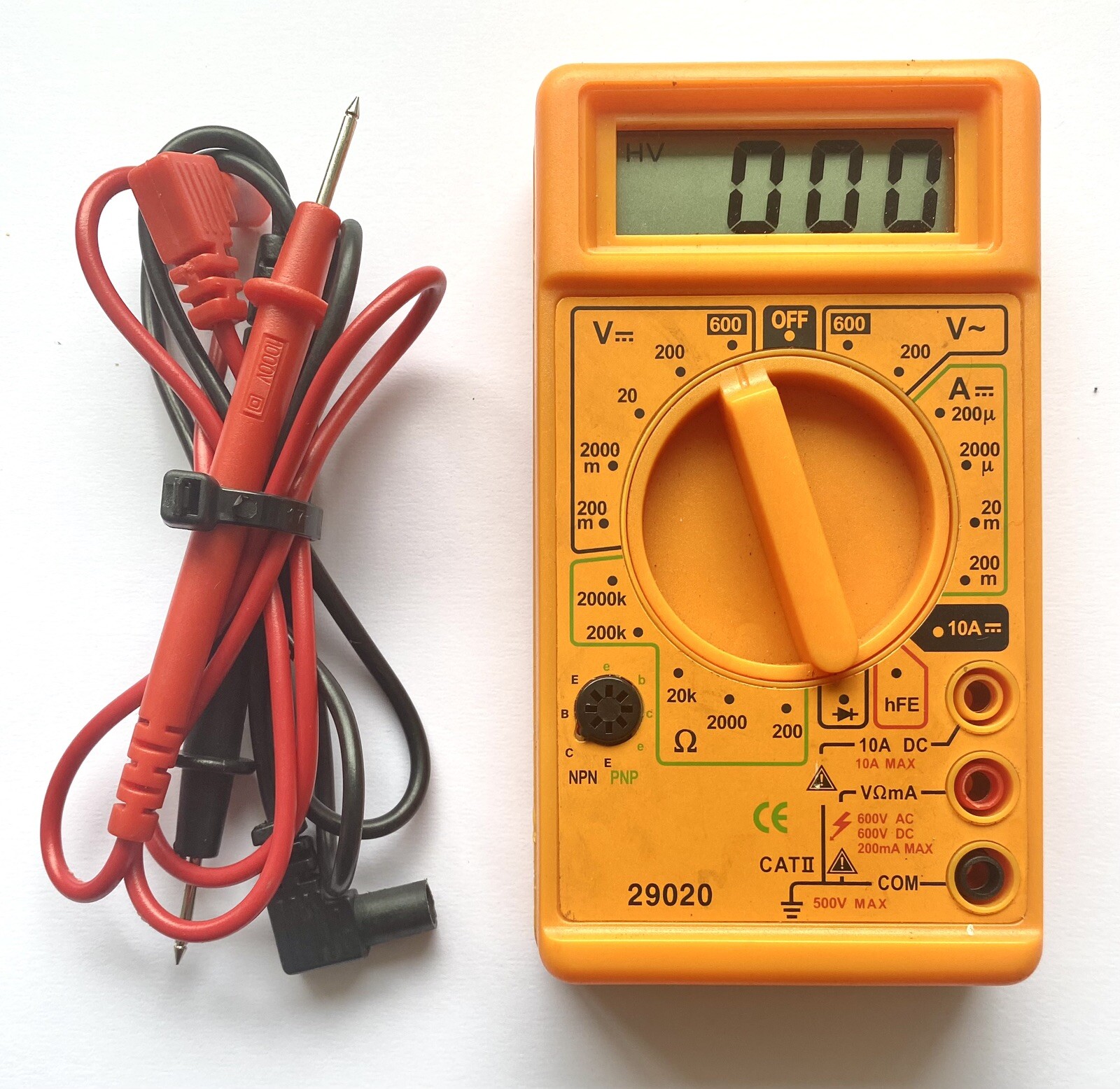 MULTIMETER VOLTMETER AMMETER DIGITAL LCD AC DC OHM CURRENT CIRCUIT TESTER NEW