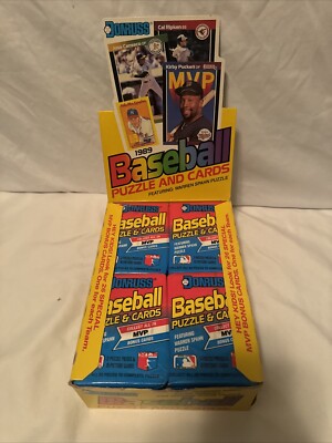 1989 DonRuss Baseball Card Sealed Packs 1 Pack Per Purchase 