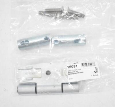 Hawa Sliding Solution Hinge Dull Chromium Finish w Fixing Screws Hardware 16091