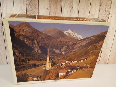 NEW Sealed Vintage Whitman 600 Piece Jigsaw Austrian Village #4648-32 (16''x20'')