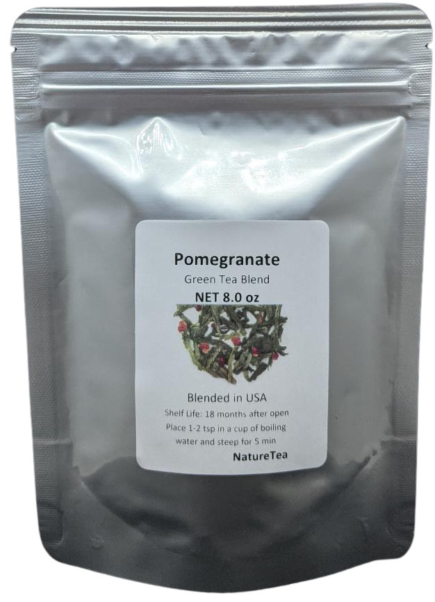 - 8 Oz - Loose Leaf Green Tea Blend From 100% Nature