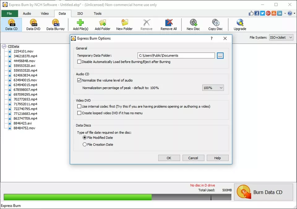 Express Burn  CD DVD Blu Ray writer burn and authoring Software NCH - Image 4 of 4