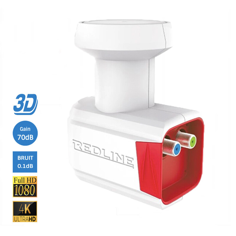 LNB Twin High Gain contre les coupures de signal satellite par pluie