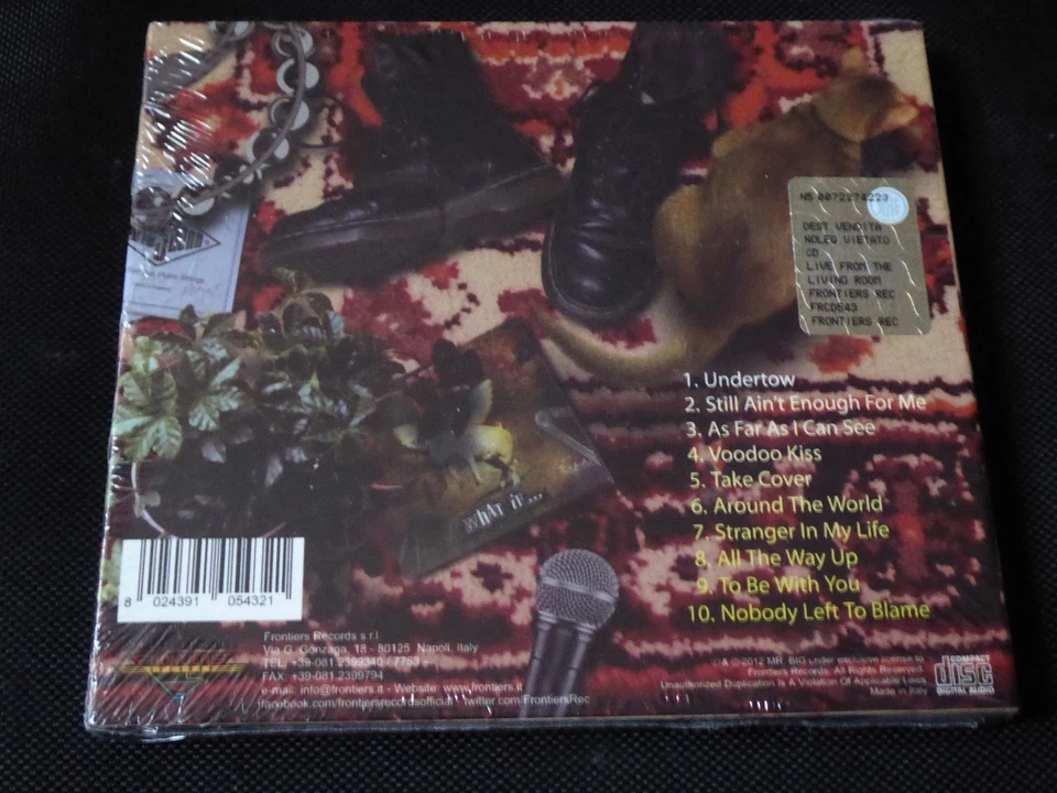 Mr. Big - Live from the Living Room SEALED NEW CD 2012 Paul Gilbert Eric Martin - Image 2 of 3