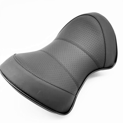 Car Headrest Seat Neck Pillow Memory Foam Head Support Travel Cushion Leather