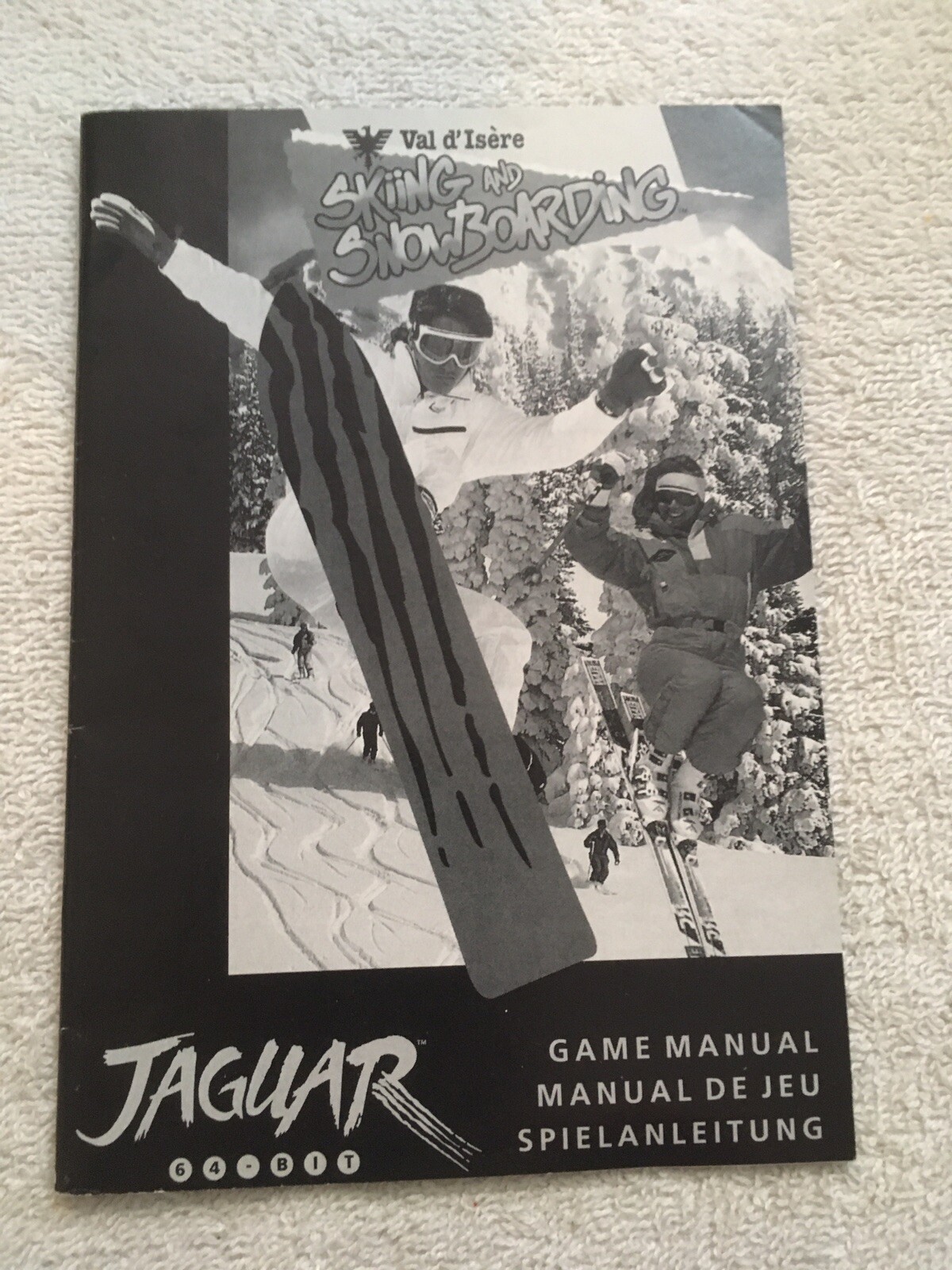 Val D’Isere Skiing and Snowboarding manual Atari Jaguar 