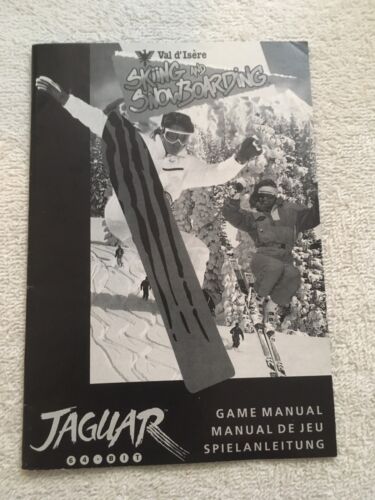 Val D’Isere Skiing and Snowboarding manual Atari Jaguar  - Picture 1 of 3