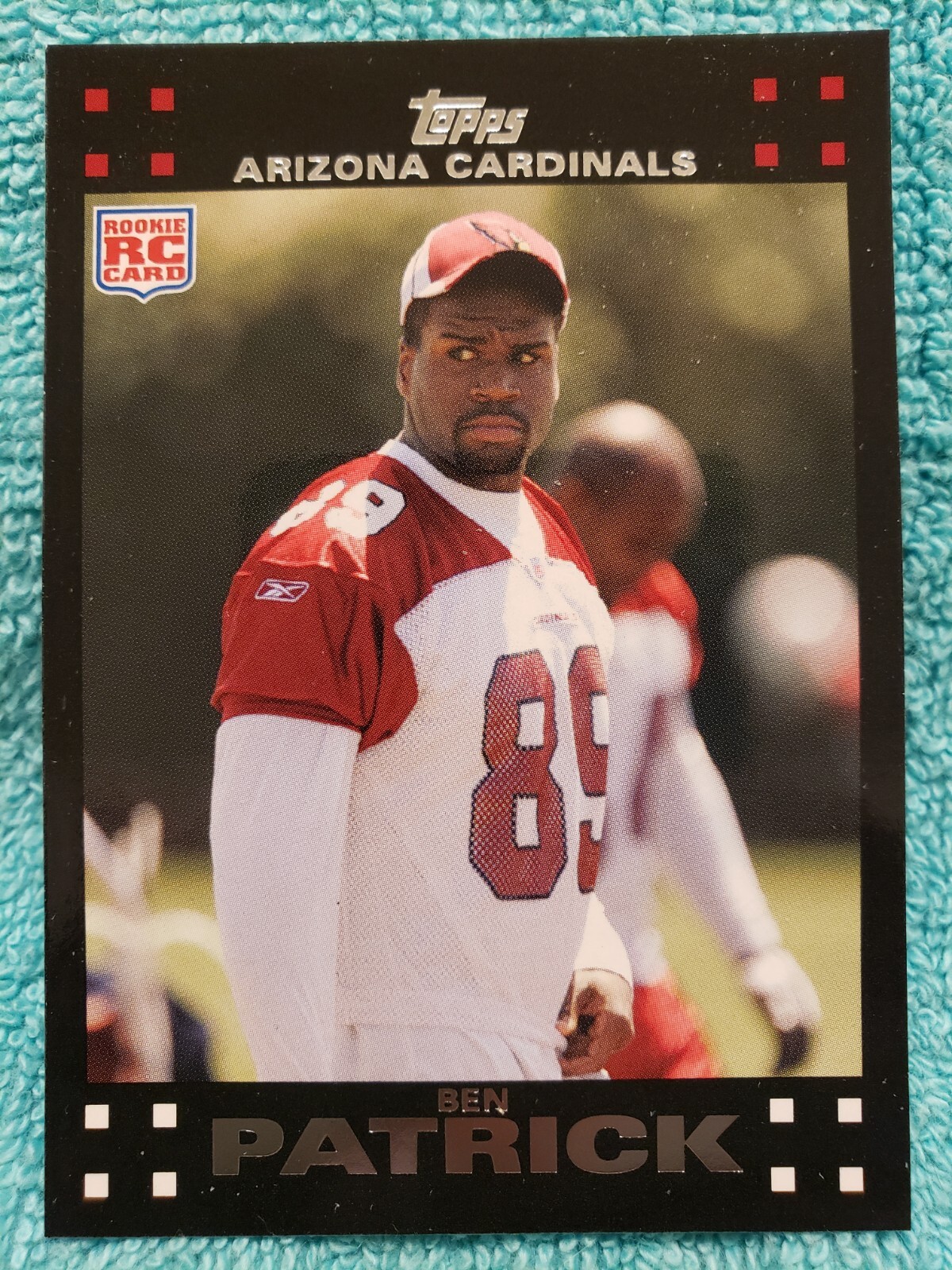 2007 TOPPS BEN PATRICK ROOKIE #342 ARIZONA CARDINALS RC