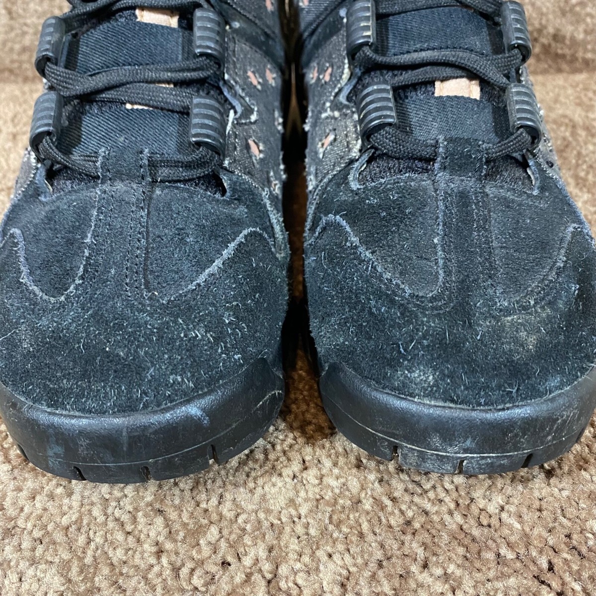 Nike Air Max2 CB 94 Men\'s Size 9.5 Black Gray Denim Suede Sneakers (305440-004) Nike Air Max 2 CB 94 Black Denim Size 11.5 | Mercari main image 3