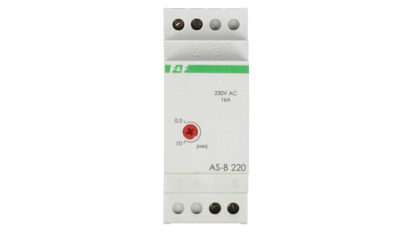 Staircase timer 16A 0.5-10min 230V AC AS-B220 /T2UK