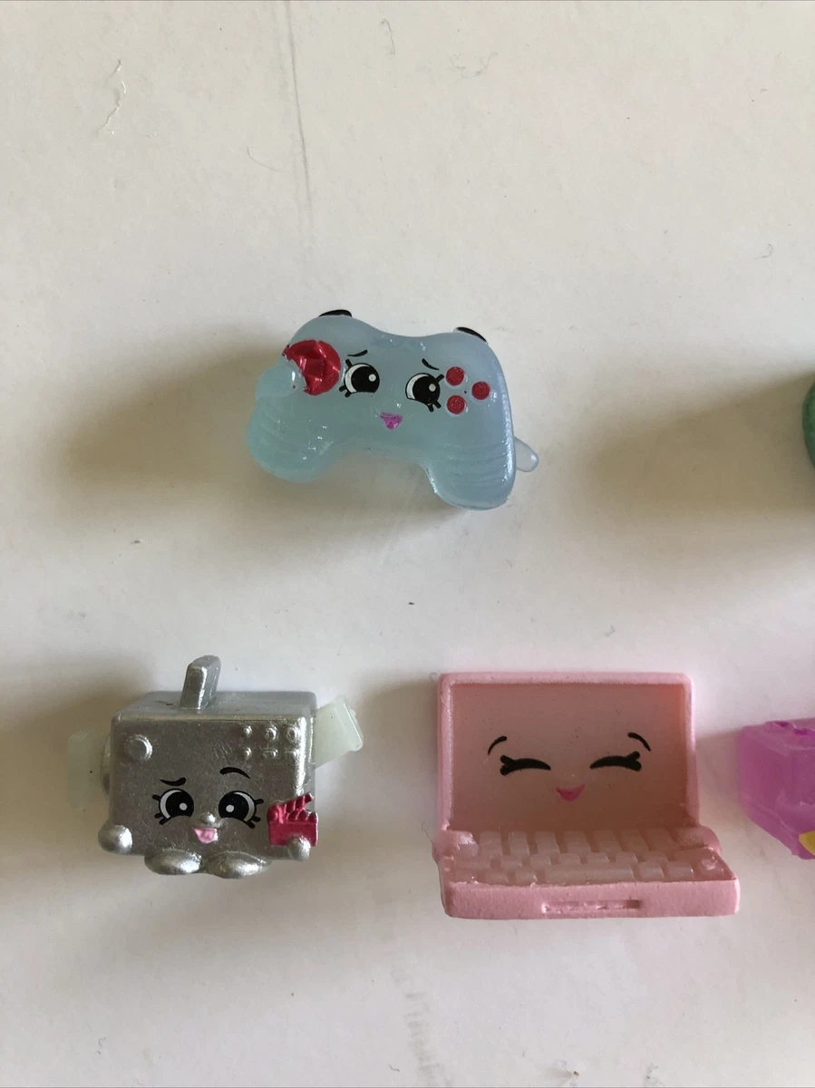 Shopkins Lot Of 6 Rare Electronics Game Controller Speaker Laptop