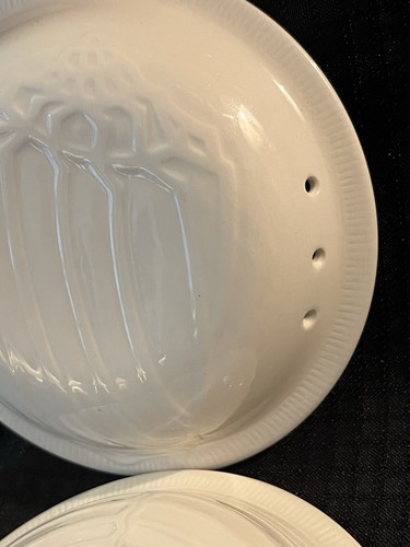 Franciscan Sea Sculptures White Individual Casserole LIDS ONLY Conch & Fanshell - Picture 5 of 7