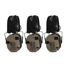 Walkers Razor Slim Electronic Shooting Muffs 3 Pack US Flag FDE