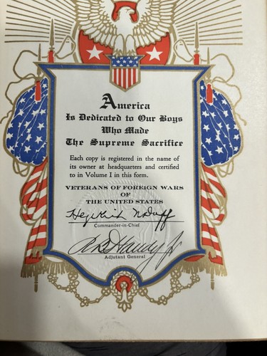 America: Great Crises in Our History Told by Its Makers - Vol I-XIV - VFW Signed - Picture 3 of 7
