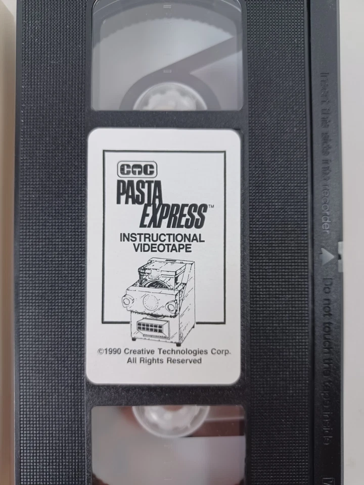CTC Pasta Express VHS Instructional Video X1000 X2000 X3000 Free Ship - Image 2 of 4