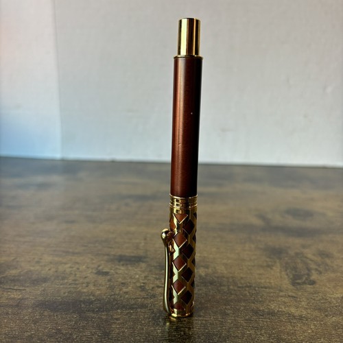 Vintage pen, fountain pen, Iridium point, Germany gold nib & trim w/ bronze body - Picture 4 of 18