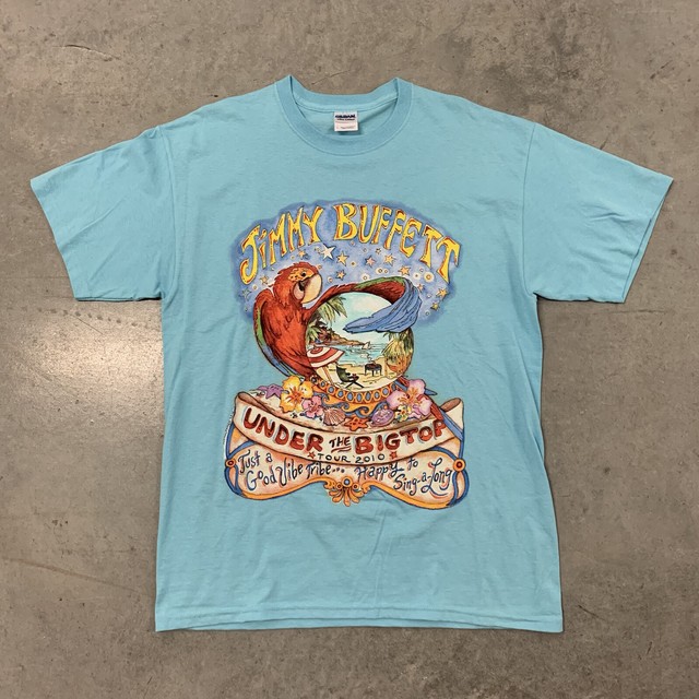Jimmy Buffett 2001 Goat Island Tour T Shirt Concert Tee Mens XL eBay