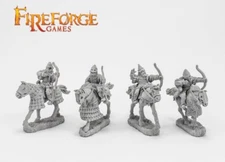FIREFORGE GAMES SENIOR DRUZHINA WITH BOWS 28mm FIGURES UNPAINTED FFG147