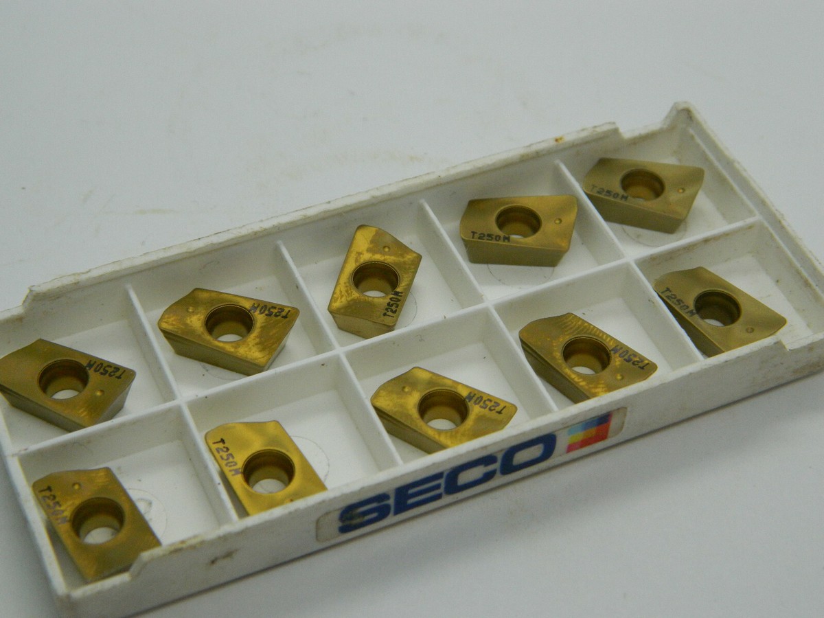 10 X SECO XOMX 120408TR-M12,MP3000 WENDESCHNEIDPLATTEN CARBIDE INSERTS 10 X SECO XOMX 120408TR-M12,MP3000 WENDESCHNEIDPLATTEN CARBIDE INSERTS