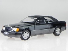 NOREV MERCEDES BENZ W124 300CE Cabrio Soft Top Black 183566 1:18*New! Rare!!