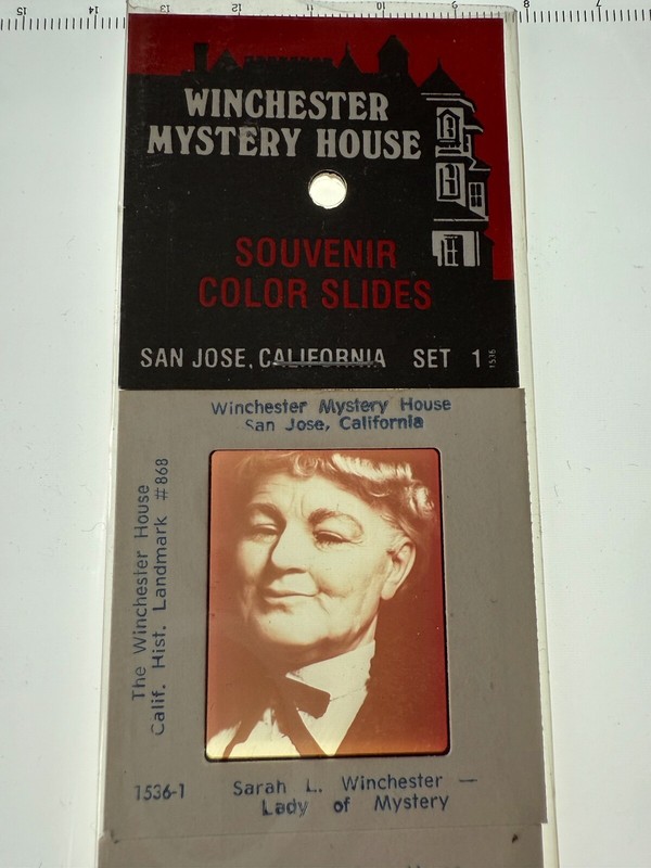 WINCHESTER MYSTERY HOUSE UNUSED 35mm SAN JOSE HAUNTED HOUSE GHOSTS