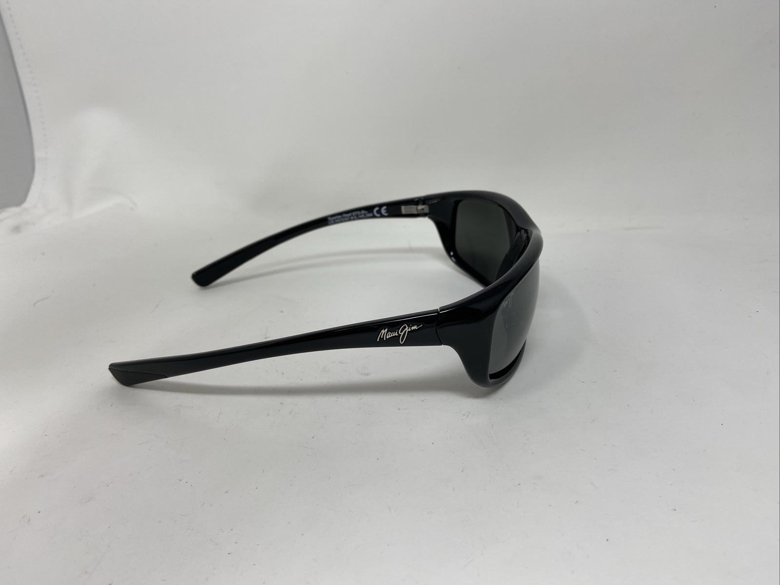 MAUI JIM SPARTAN REEF MJ27802 GLOSS BLACK W/ GRAY POLARIZED MIRROR