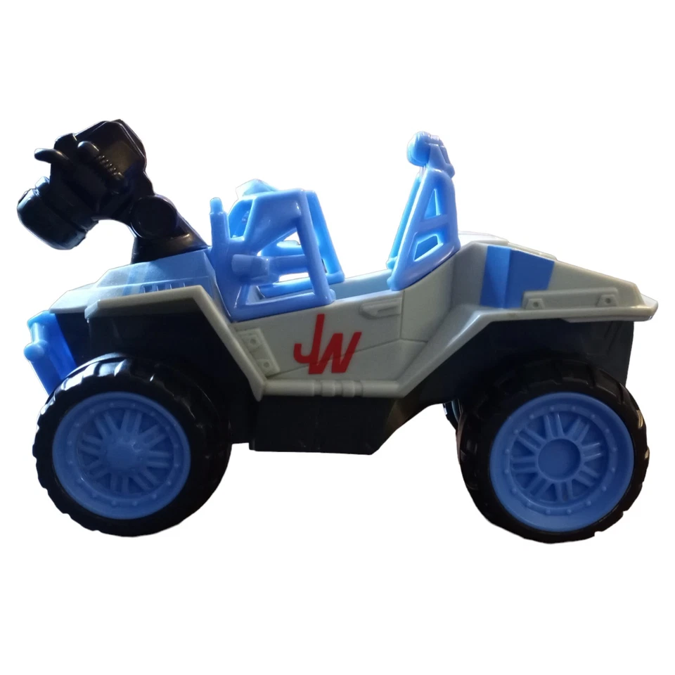 Красный прожектор Jurassic World Dino Tracker 4X4 автомобиль Jeep Hasbro 2017 РАБОТАЕТ 7 дюймов L - Изображение 2 из 4