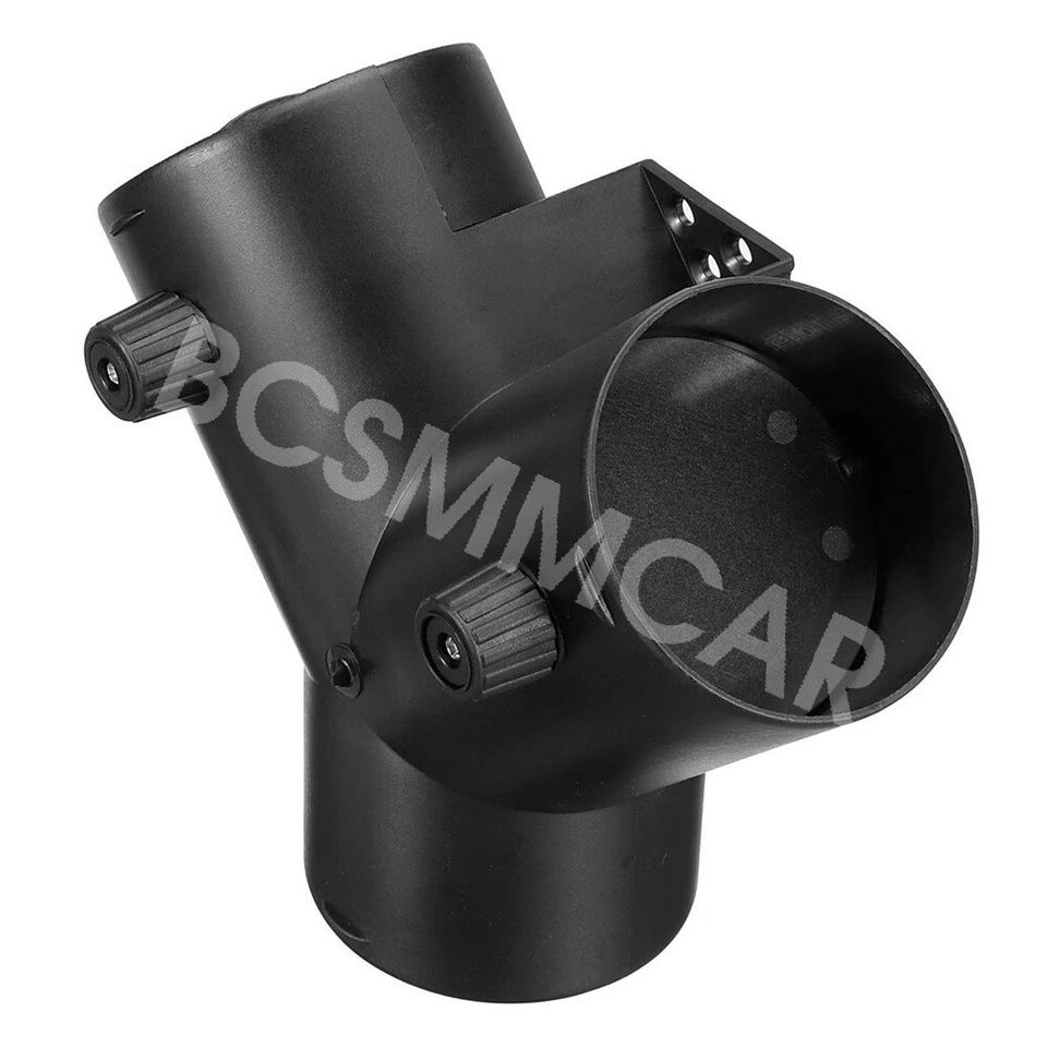 Car Heater Air Vent Ducting Y Branch Exhaust Connector W/ Regulating Valve Flap - Image 2 of 4