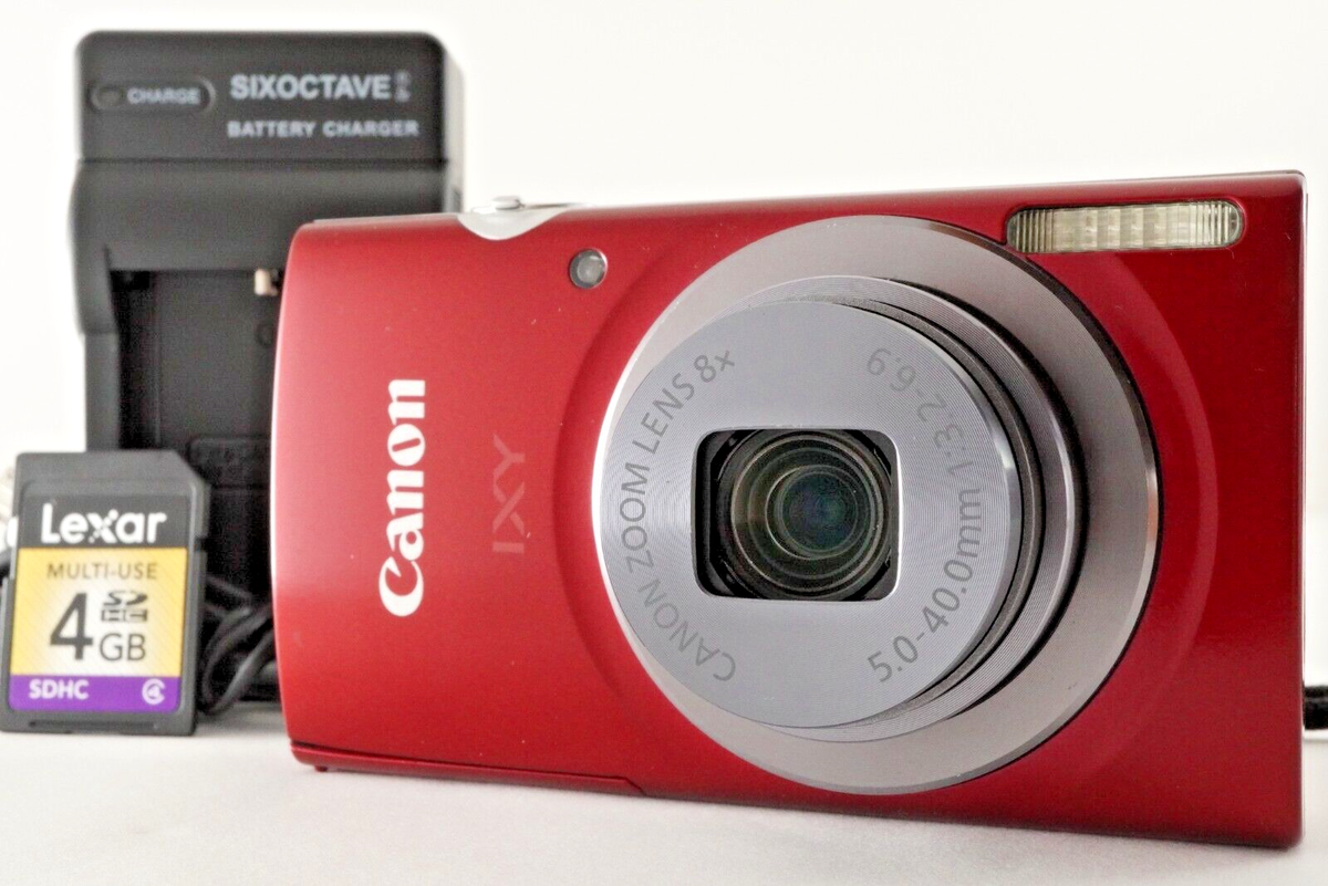 Canon IXY 150 Red With 4GB SDHC Card Digital Camera from Canon IXY 150 Red With 4GB SDHC Card Digital Camera from