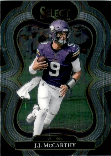2025 Panini Select Suite Level J.J. McCarthy Rookie Minnesota Vikings #363