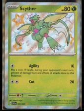 Scyther 095/091 Holo PAF Paldean Fates Pokemon Near Mint