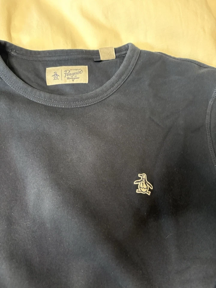 Moletom Original Penguin Masculino XL Azul Marinho - Imagem 2 de 2