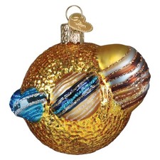 Old World Christmas Solar System Glass Ornament for Holiday Tree with FREE Box