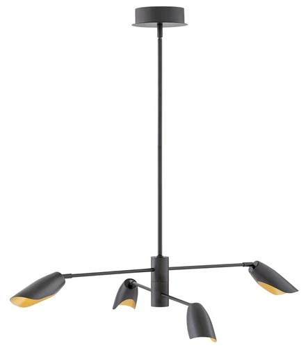 Fredrick Ramond FR35804 Black Bowery 4-Light 39"W Led Chandelier - Picture 7 of 7