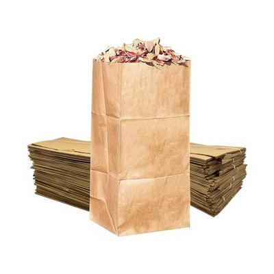 Yard Waste Bags  Large 30 Gallon Brown Paper Leaf Bags for Yard/Garden/Lawn  ...