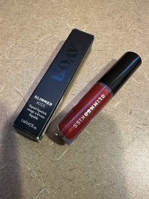 Avon Glimmer Kiss Liquid Lipstick Ruby Red GlItter NEW HTF