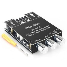 200W Bluetooth 5.0 Stereo Audio Receiver Amplifier Board with Treble and Bass...