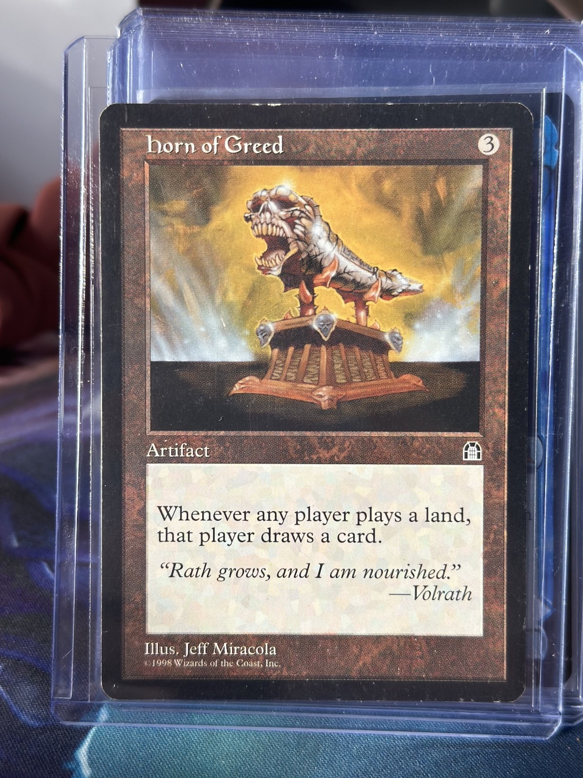 MTG, Horn of Greed (LP) Stronghold Regular