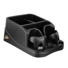 Car Console Organizer, Car Seat Organizer with 2 Adjustable Cup Holders, 3