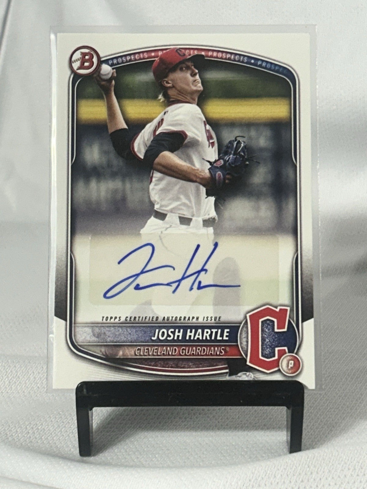 2025 Bowman Prospects Josh Hartle Autograph BPA-JH - Cleveland Guardians🔥🔥