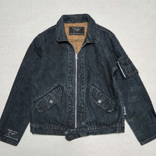 ISSEY MIYAKE Hai Sporting Gear Cotton Denim Jacket Coverall 1980s Exc Vintage