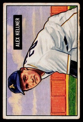 1951 Bowman #57 Alex Kellner - Poor Condition