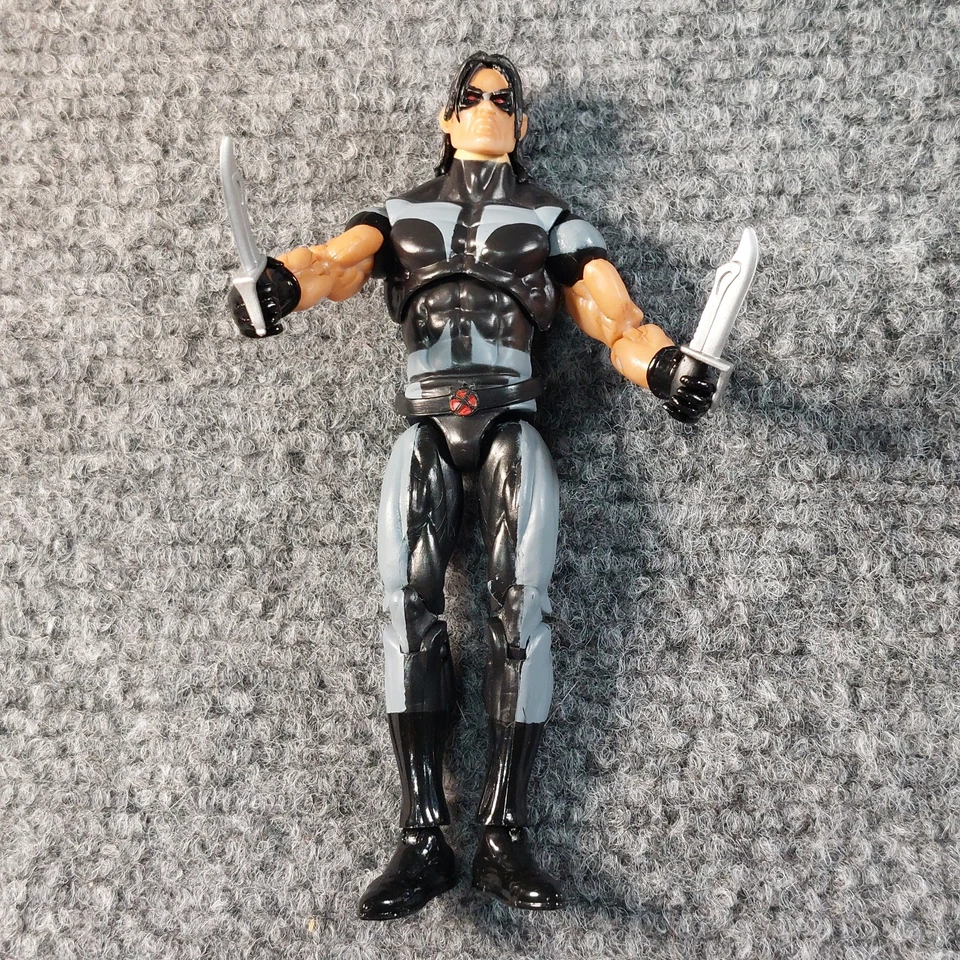 Figura de acción Marvel Universe X-Force Warpath 3,75 Hasbro 2010 completa con cuchillos Foto 2 de 4