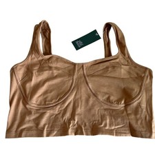 Wild Fable Women's Brown Bustier Cropped Tank Top - Size Small - NWT