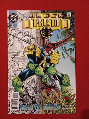 JUDGE DREDD # 2 DC COMIC BOOK 1994 September VTG Helfer Oeming Palmiotti