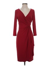 Chaps Women Red Cocktail Dress S