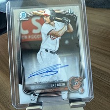 2025 Bowman Draft Ike Irish #CPA-11 Bowman 1st Auto