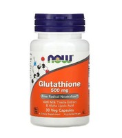 Now Foods Glutathion, 500 Mg, 30 Vegetarische Kapseln
