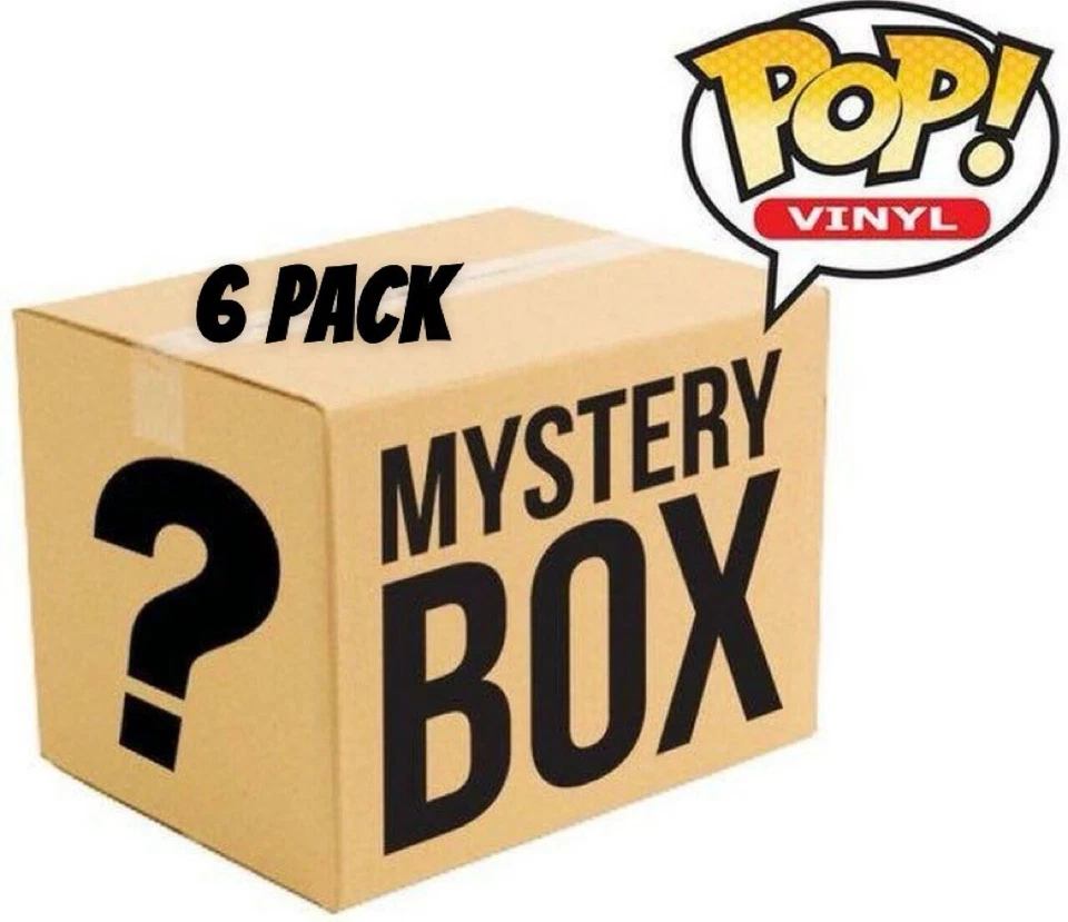 Funko Pop! Vinyl Mystery Box Set Of 6 Including Exclusives