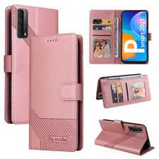 GQUTROBE Skin Feel Magnetic Leather Phone Case, For Huawei P Smart 2021, For Hua